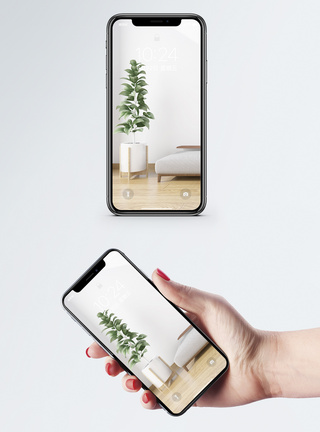 简洁现代室内家居手机壁纸模板