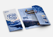 中国雪乡旅游宣传三折页图片