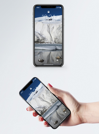 雪山手机壁纸冬天高清图片素材