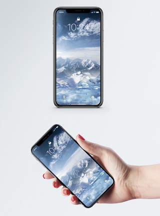 冬季场景手机壁纸自然风光高清图片素材