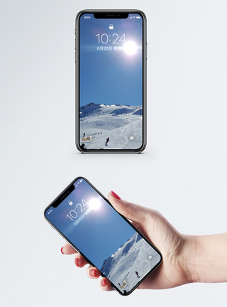 滑雪场手机壁纸图片