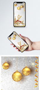 圣诞背景手机壁纸图片