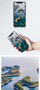 千岛湖自然风光手机壁纸图片