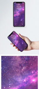紫色星空手机壁纸图片