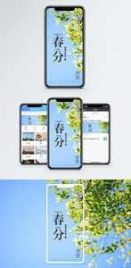 春分手机海报配图图片