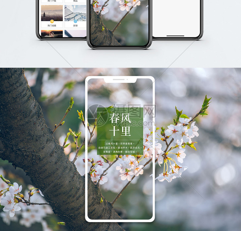 春风十里手机海报配图