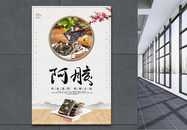 中国风阿胶养生宣传海报图片