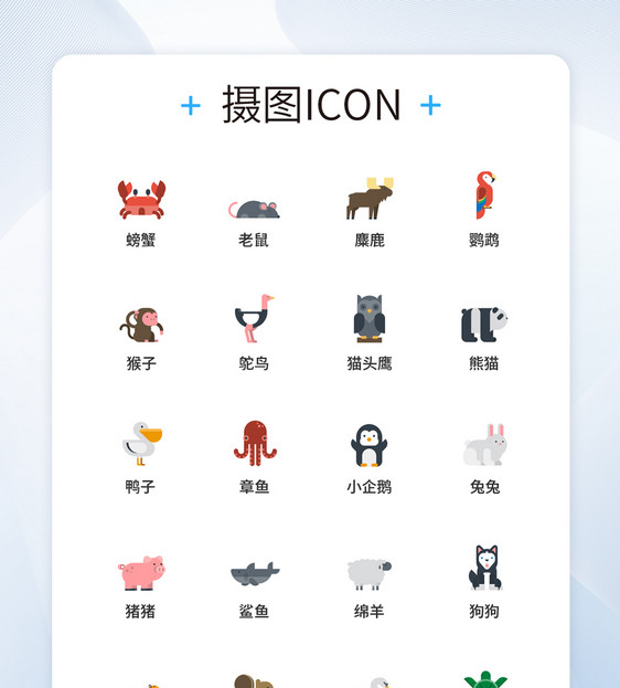 动物图标UI设计icon图标图片