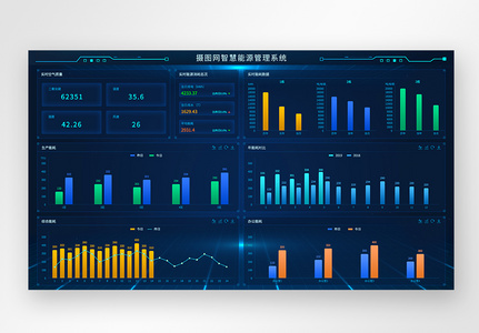 web智慧能源监控系统高清图片