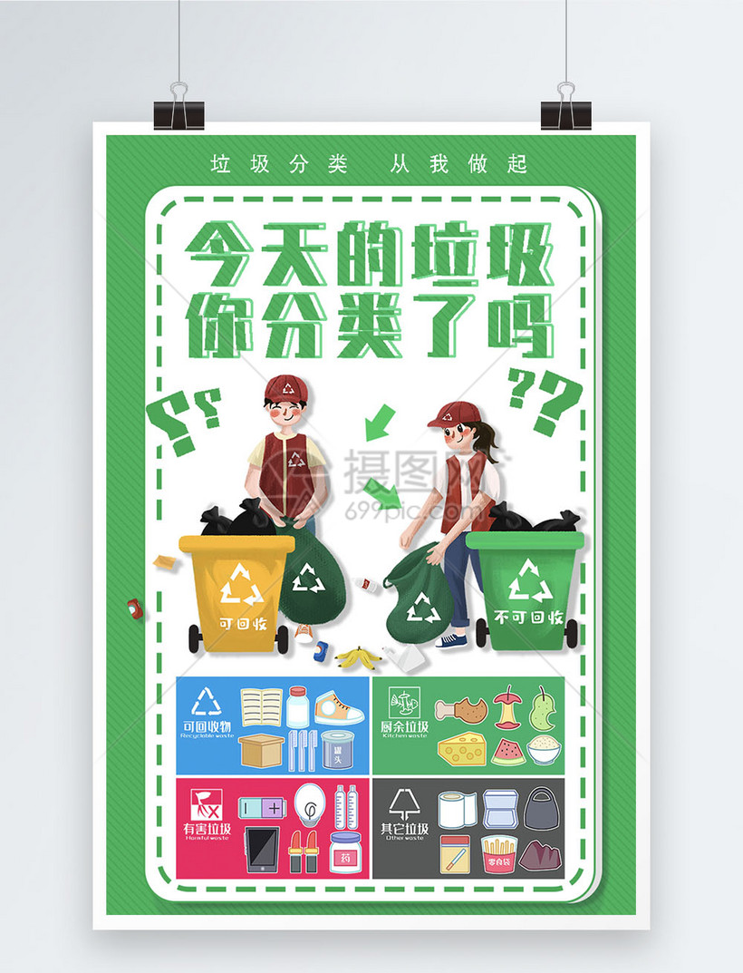 垃圾分类海报