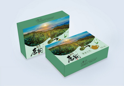 茶韵茶叶包装盒图片