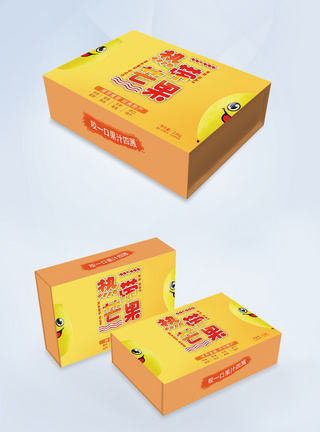 热带芒果水果包装盒图片