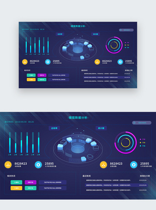 ui设计web界面后台数据页面图片