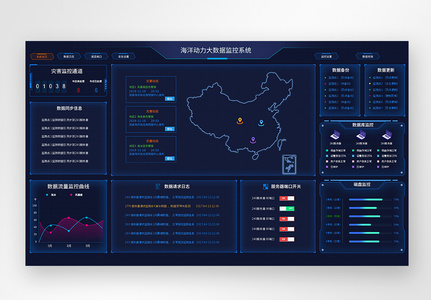 可视化大数据web页面图片