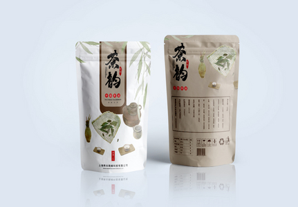 中国风茶叶包装袋设计图片