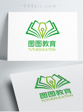 新疆标志教育行业logo设计模板