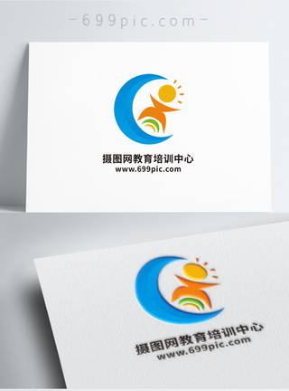 教育logo卡通教育培训LOGO模板模板