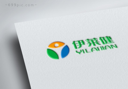 三色象形保健品医疗行业logo图片