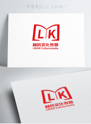 红色文化传媒影音制作公司行业logo设计图片