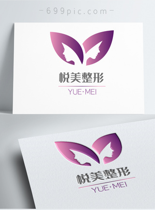 医美整形女性logo设计图片