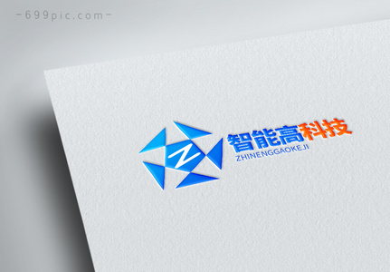 简约几何形状图标logo设计高清图片