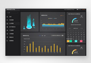 ui设计后台数据可视化web界面图片