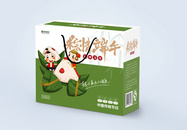 端午节粽子礼盒包装盒设计图片