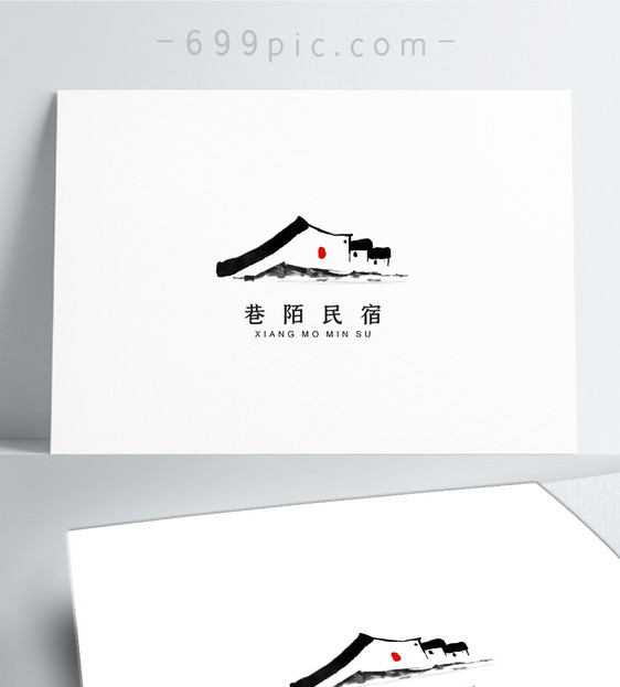 中国风古典民宿logo图片