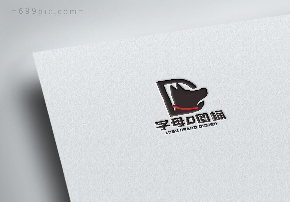 字母宠物LOGO设计图片素材