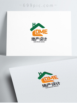 标志建筑房地产LOGO设计模板