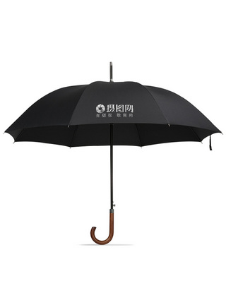 竖长背景雨伞素材模板伞黑色简约风格样机模板