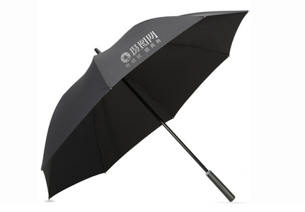 黑色雨伞侧面样机展示高清图片