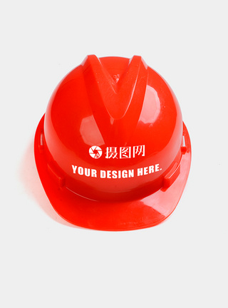 LOGO模板建筑工地舒适安全帽样机模板