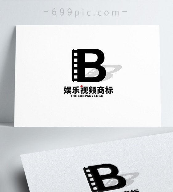 字母B影视lOGO设计图片