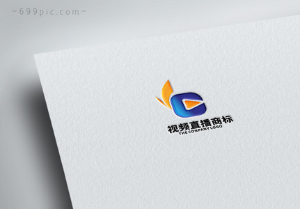 直播播放器LOGO设计高清图片