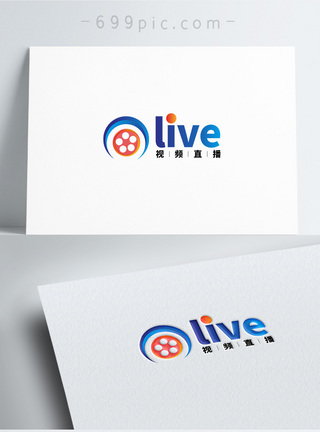 icon设计影视直播LOGO设计模板