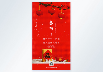 春节摄影图海报图片
