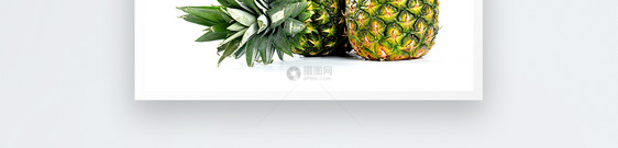 新鲜蔬果菠萝上市宣传banner海报图片