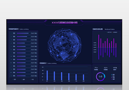 企业数据可视化展示图片