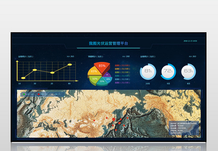 可视化科技感数据展示大数据智图片