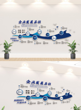 企业历程内容宣传栏文化墙设计图片