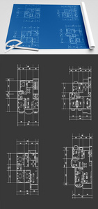 建筑户型图CAD图纸图片