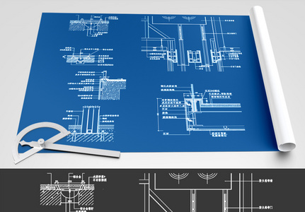 建筑节点CAD图纸素材图片