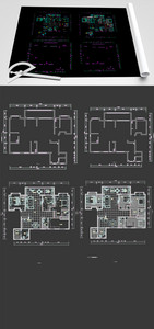 小区全案设计图全套CAD图纸施工图图片