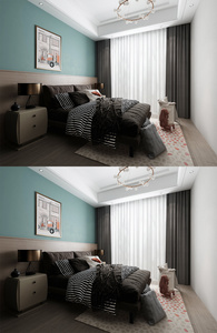 最新北欧卧室空间设计图片