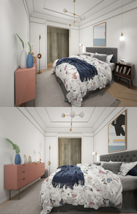北欧家装卧室设计图片