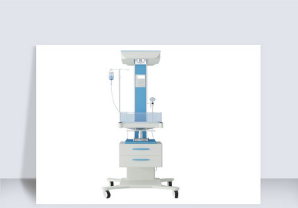2020年白色蓝色医院急救医疗器械模型图片