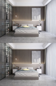 现代简约卧室设计图片