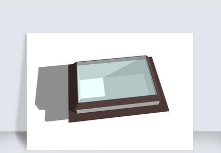 窗户SU模型透明窗开窗天窗图片