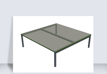 茶几建模SU模型SU矢量图装修矢量图高清图片